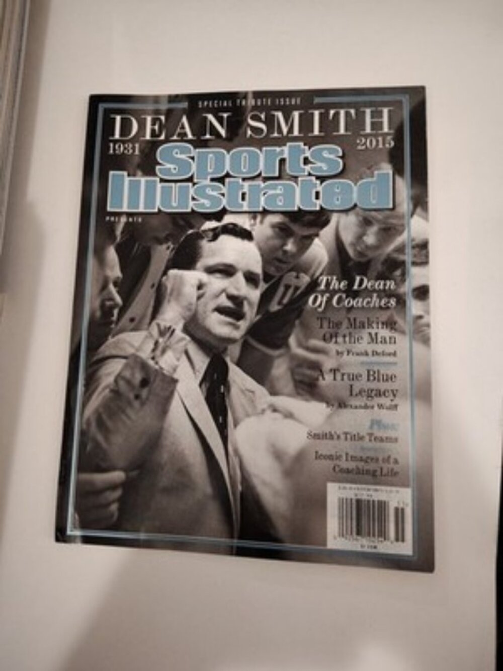 Sports illustrated Dean Smith Special Tribute Issue